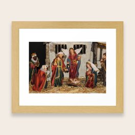 Nativity Scene Framed Art Prints For Any Decor Style Society6