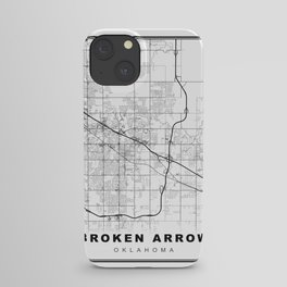 Broken Arrow Map iPhone Case