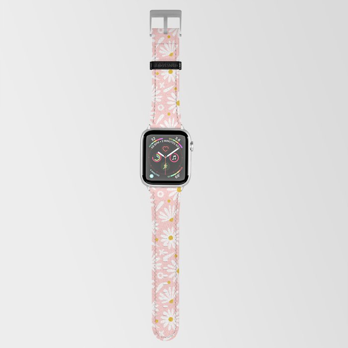 Daisies – Pink Apple Watch Band