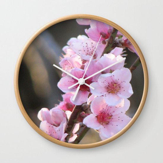 Peaches Wall Clock