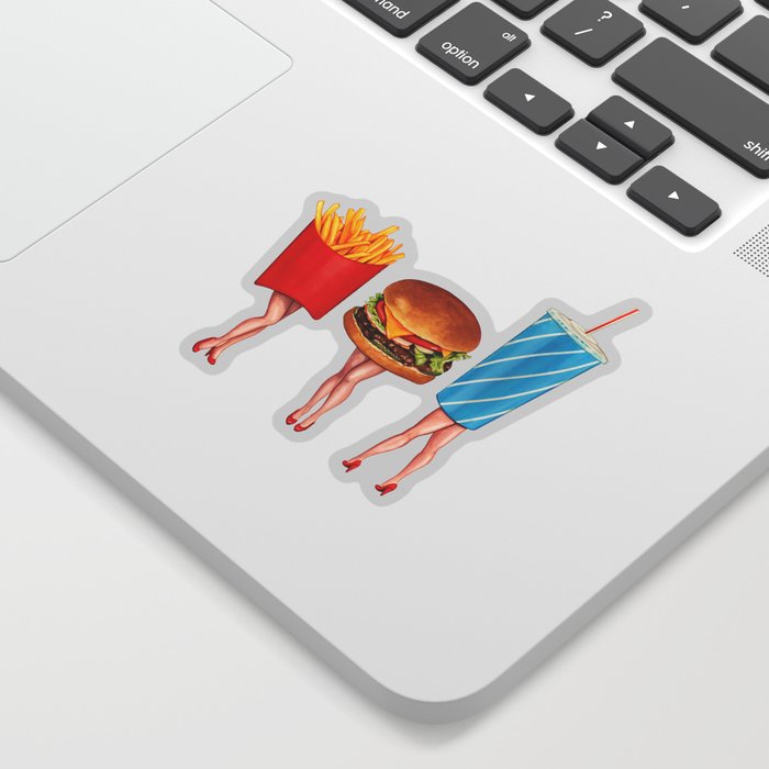 Combo Meal Pin-Ups Sticker