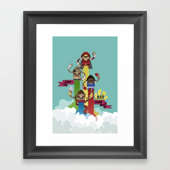 Street Fighter 25th Anniversary!!! Framed Art Print