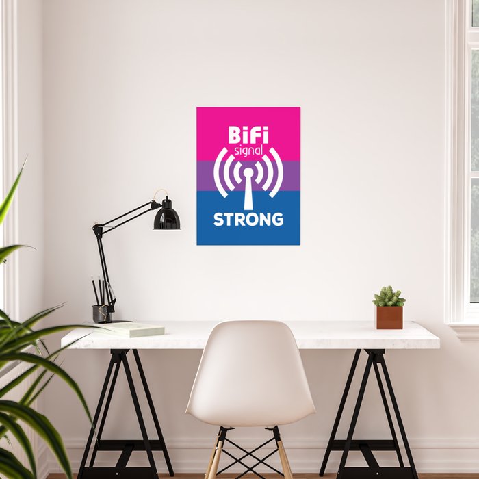 BiFi Signal Strong Art Print by Cait Greer