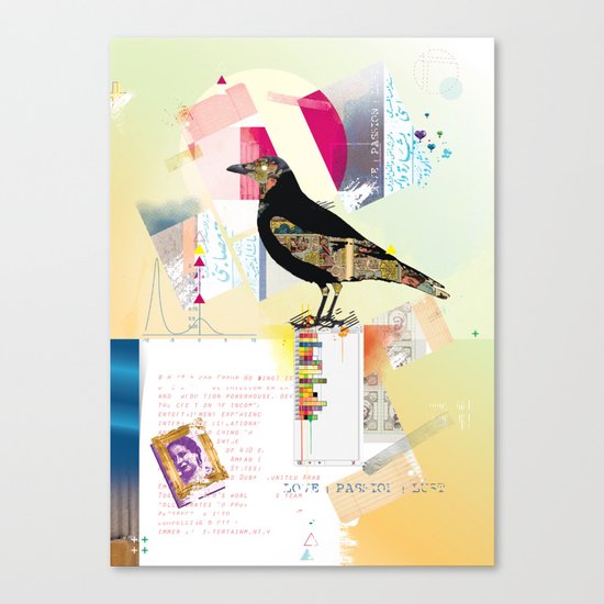 Comic Raw Canvas Print