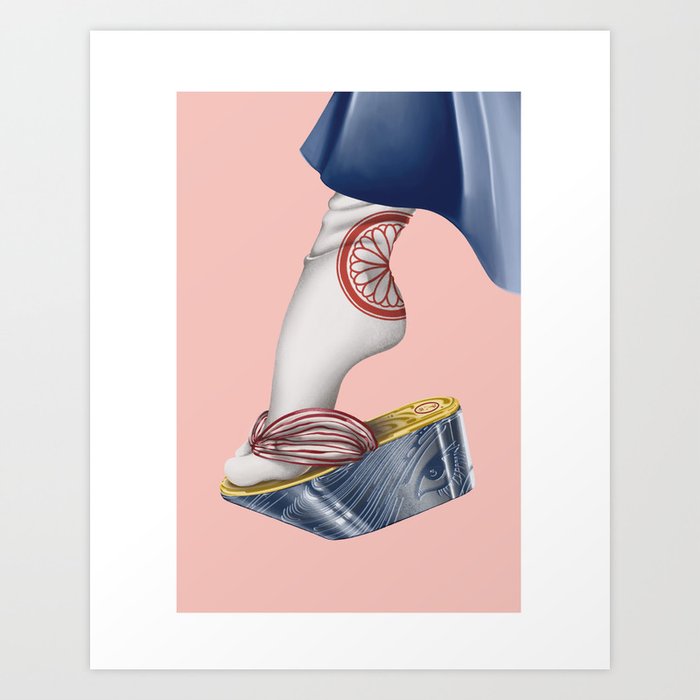 Geta Shoe | Soia Art Print