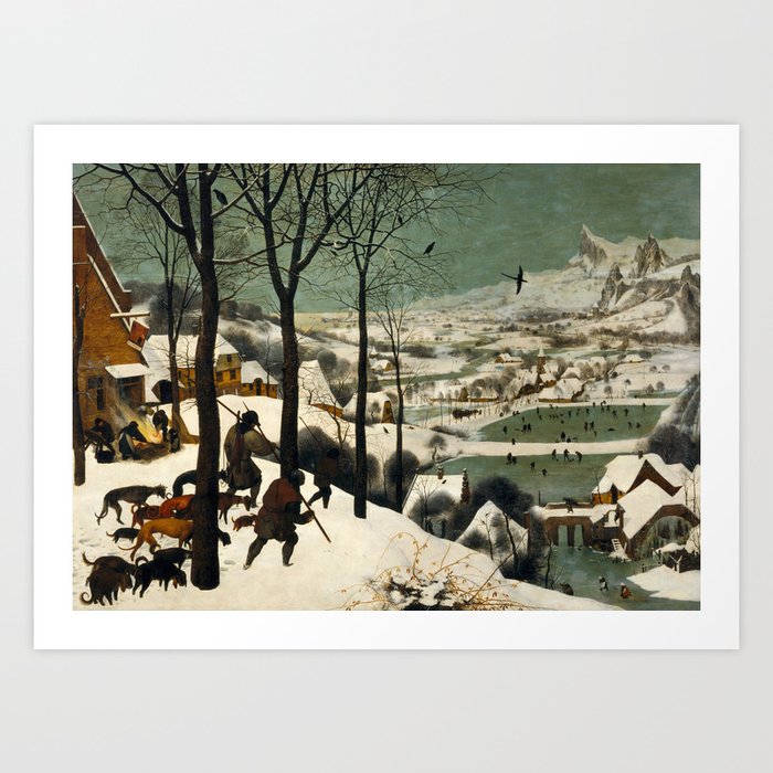 The Hunters in the Snow, Pieter Bruegel the Elder Art Print