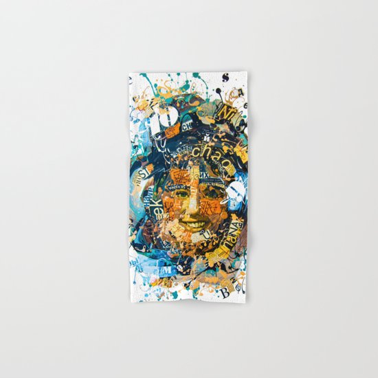 the woman's face #1 Hand & Bath Towel