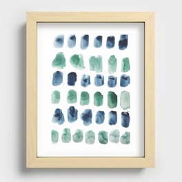 17  Minimalist Art 220419 Abstract Expressionism Watercolor Painting Valourine Design  Recessed Framed Print