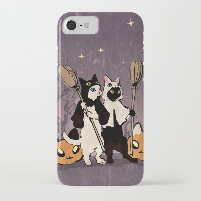 halloween cats iphone case