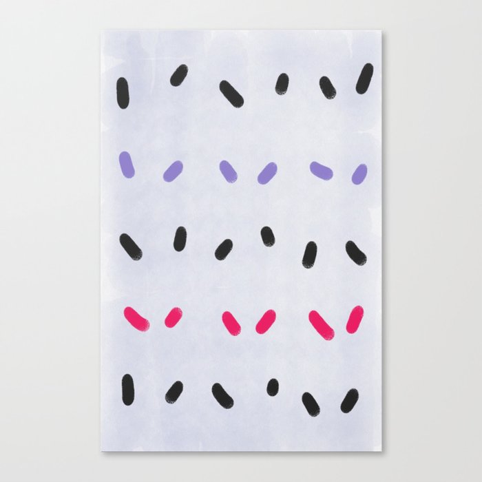 Dotty lines Canvas Print by Sofia Magalhães