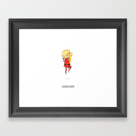Shoryuken! Framed Art Print