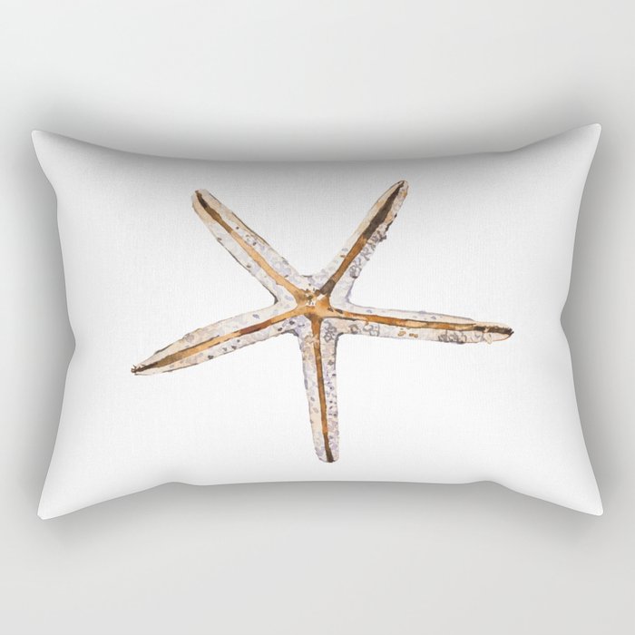 Blonde starfish Rectangular Pillow