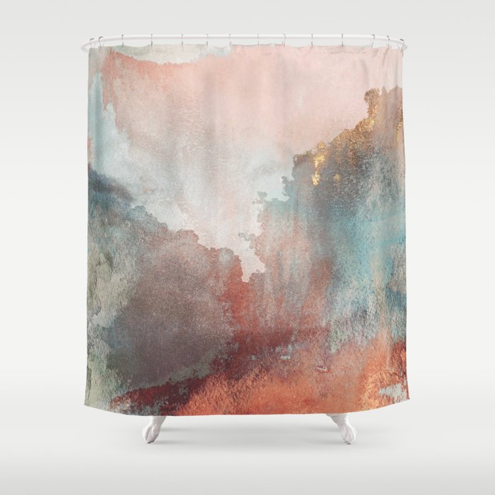 Paper Clouds Shower Curtain