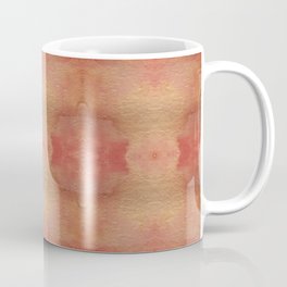 Orange Boho Blossom Watercolor Coffee Mug