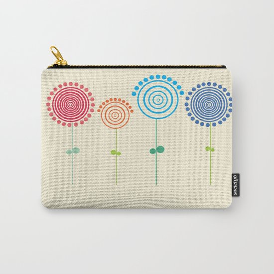 Flowers Carry-All Pouch