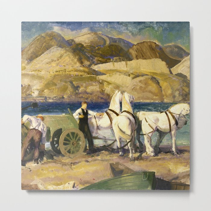 George Wesley Bellows "The Sand Cart" Metal Print
