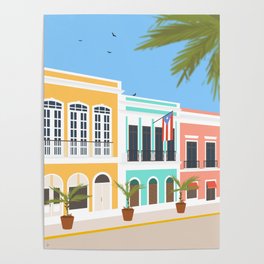 Old San Juan, Puerto Rico Poster
