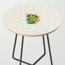 S-N-A-K-E-(S) II (pattern, color) Side Table