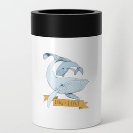 Big Love (gold and blue) Humpback Whales Can Cooler