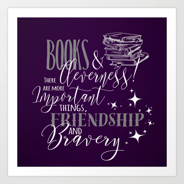 Books and Cleverness Art Print