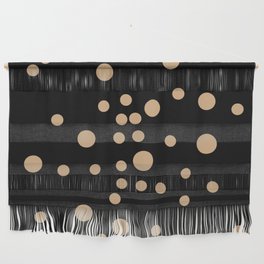 dots on black Wall Hanging