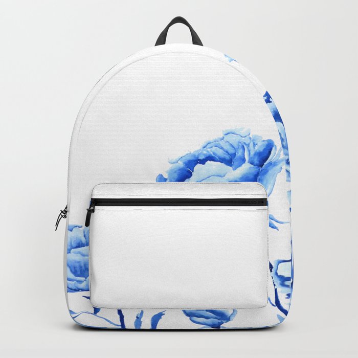 blue peonies 2 Backpack