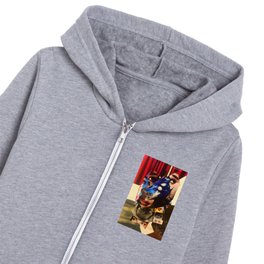 Self-perception Collage Kids Zip Hoodie