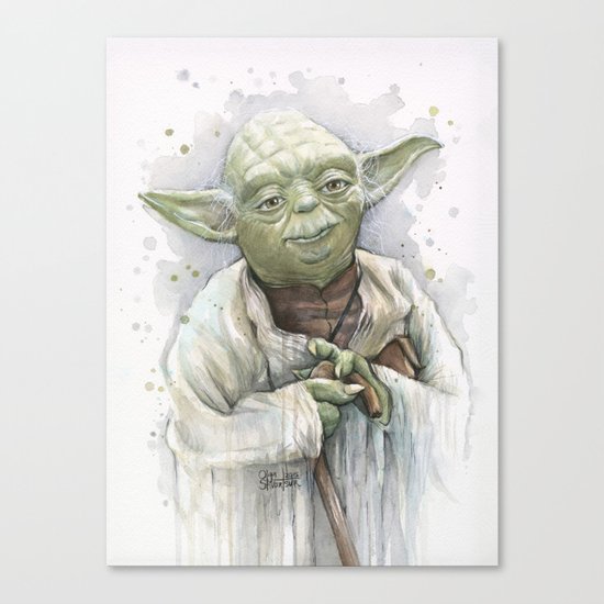 Yoda Canvas Print