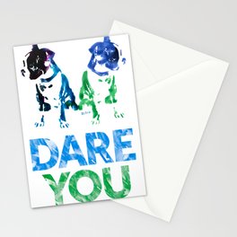 Double Dog Dare You Stationery Cards