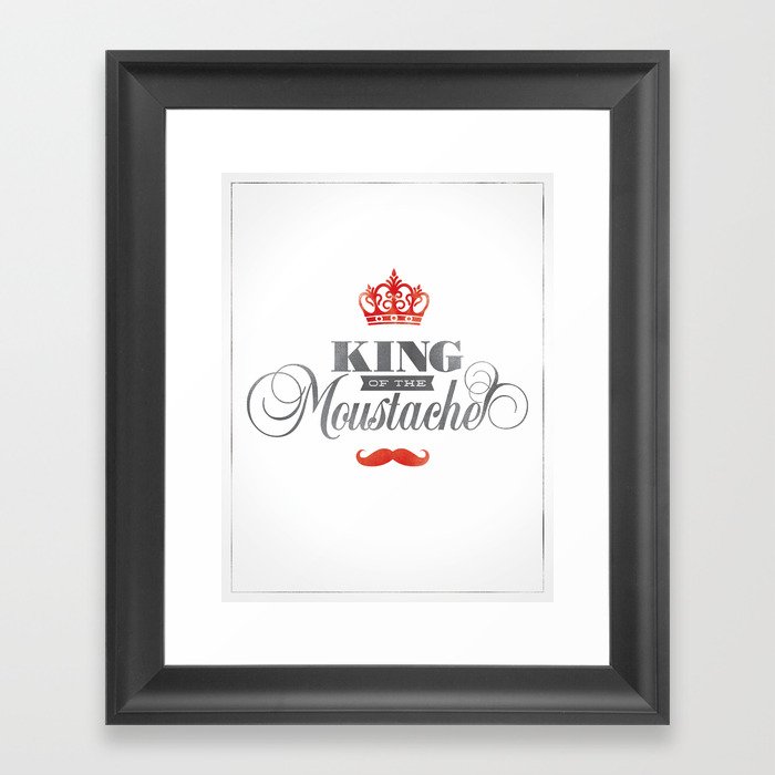 The King  Framed Art Print