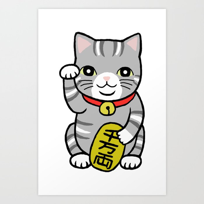 maneki neko art