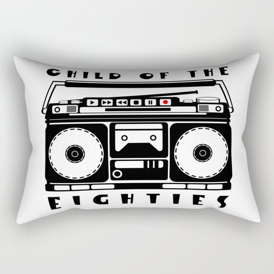 Eighties Music Rectangular Pillow