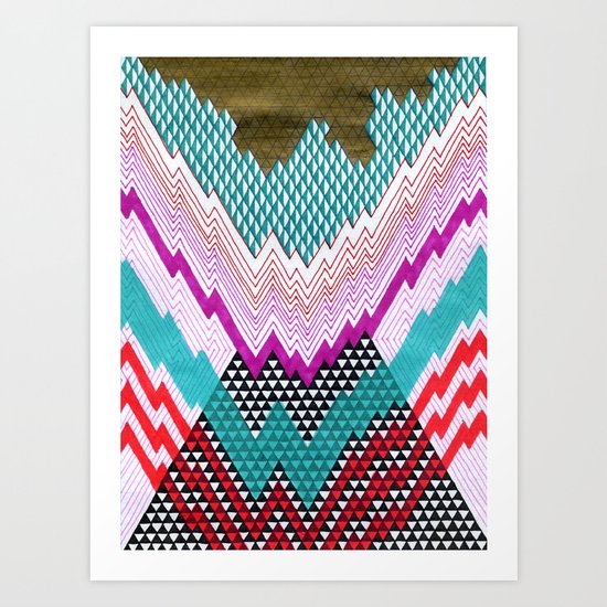 Isometric Harlequin #5 Art Print