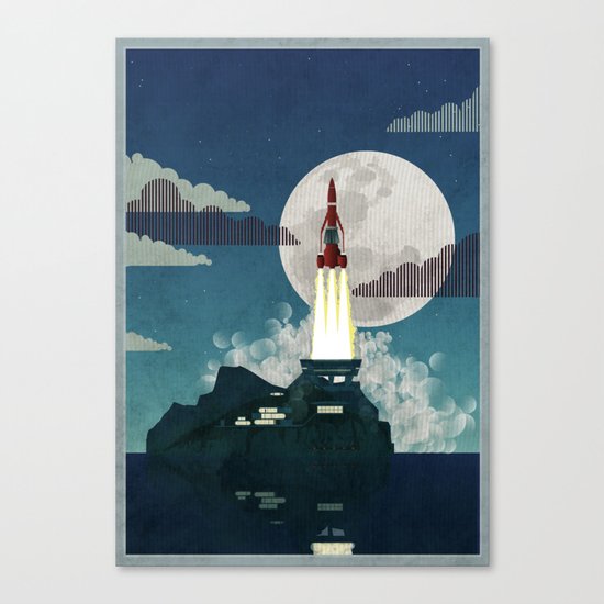 Tracy Island Canvas Print