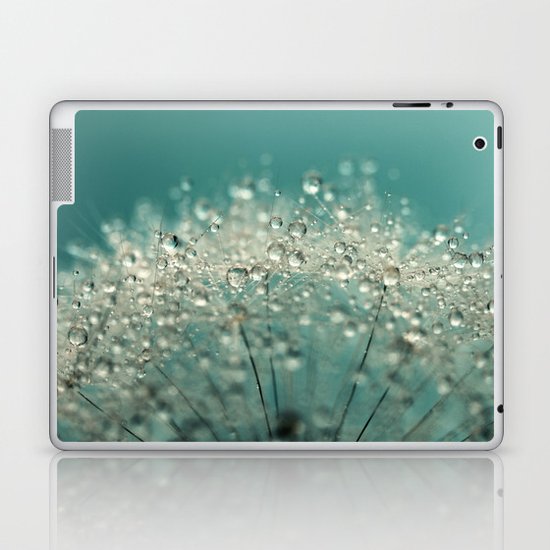 Cyan Sparkles Laptop & iPad Skin