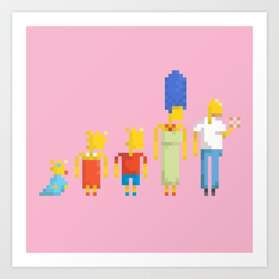 The Simpsons Art Print