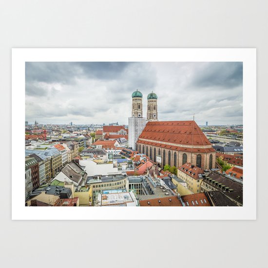 The Cathedral of Munich Art Print