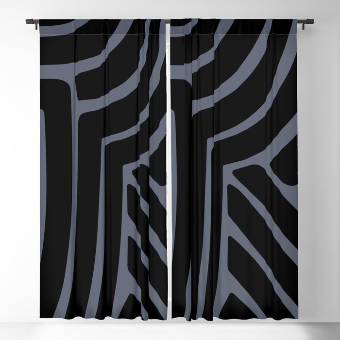 Abstract Stripes LIII Blackout Curtain