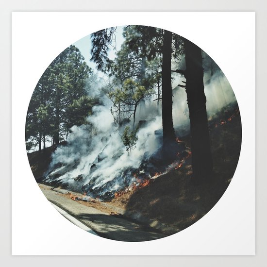 Nature on Fire Art Print
