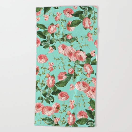 Rosy Life #society6 #decor #buyart Beach Towel
