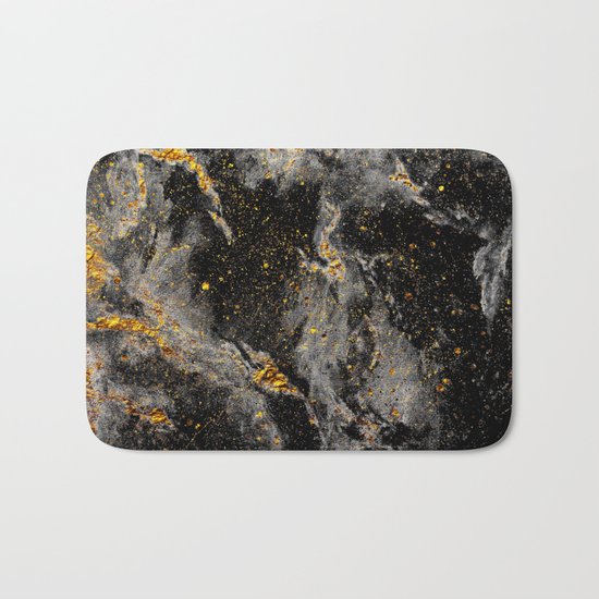 Galaxy (black gold) Bath Mat