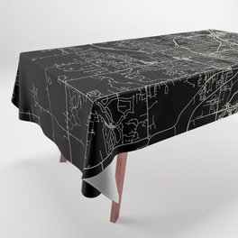 Olathe, USA - City Map Tablecloth