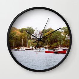 Rockport Harbor Maine Wall Clock