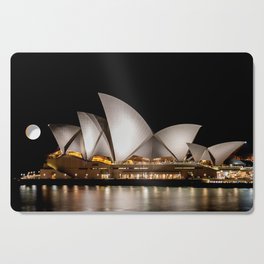 Sydney Opera House at Night Cutting Board