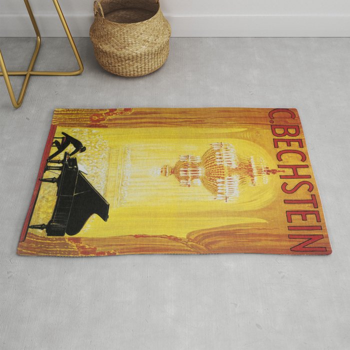 Vintage poster - C. Bechstein Rug