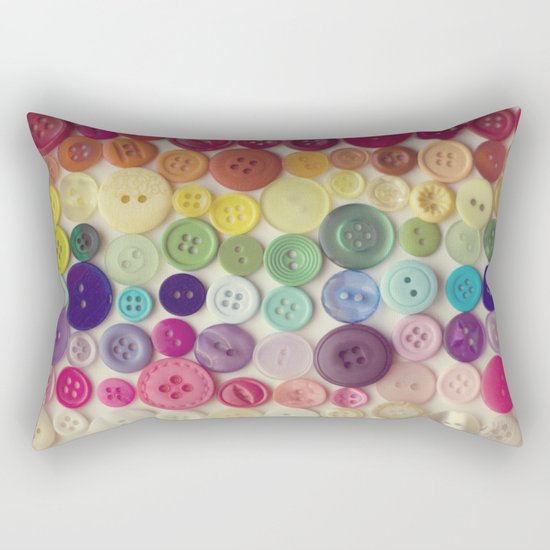 buttons Rectangular Pillow
