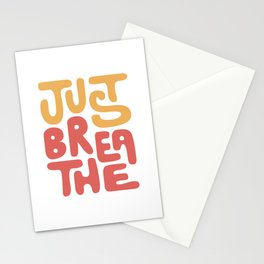 just breathe Stationery Cards