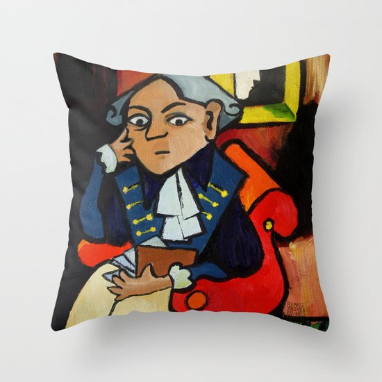 Immanuel Kant Throw Pillow