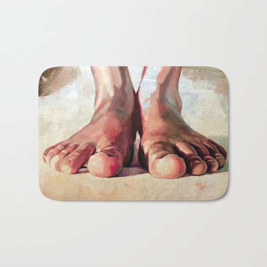 Pensando con los pies Bath Mat
