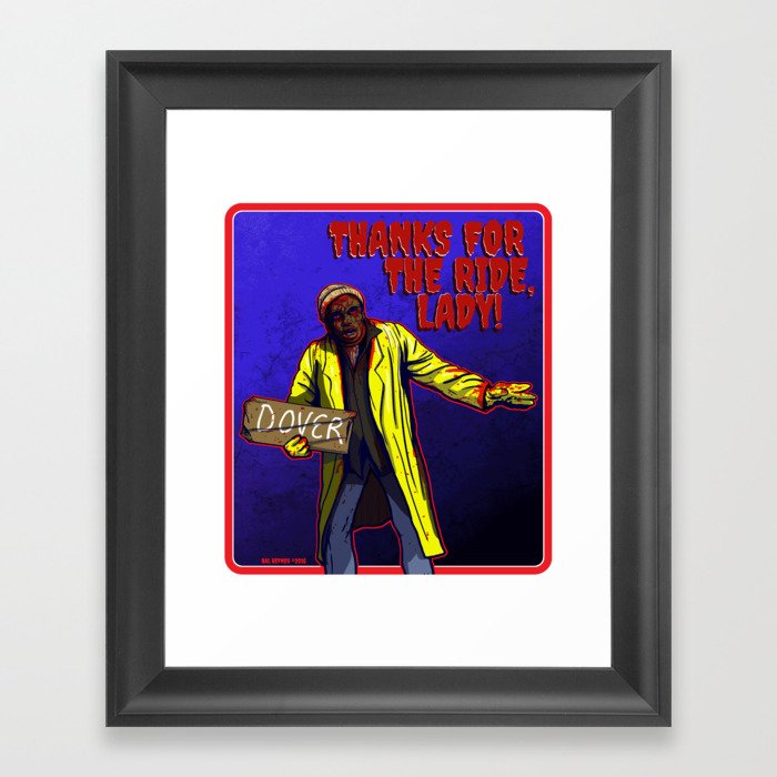 THANKS FOR THE RIDE LADY Framed Art Print